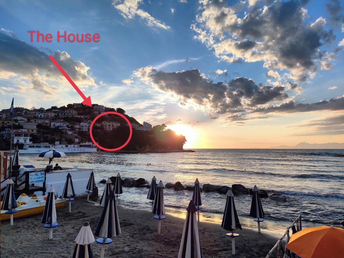 Panoramic Apartments In Villa In Center "The Beach And The Cliff" 1 Agropoli Luaran gambar