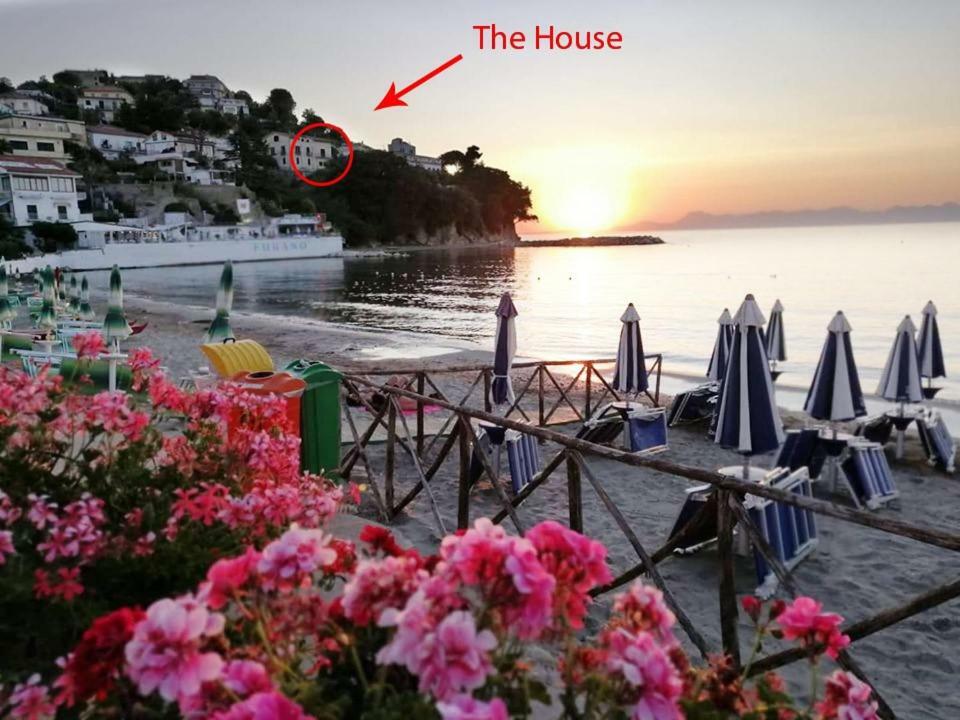 Panoramic Apartments In Villa In Center "The Beach And The Cliff" 1 Agropoli Luaran gambar