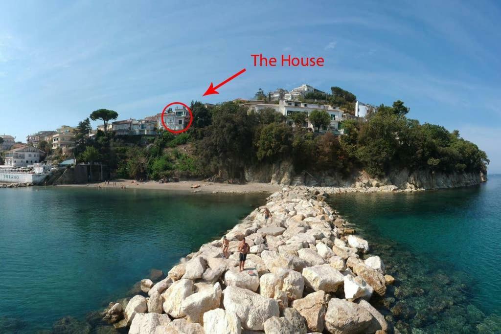 Panoramic Apartments In Villa In Center "The Beach And The Cliff" 1 Agropoli Luaran gambar